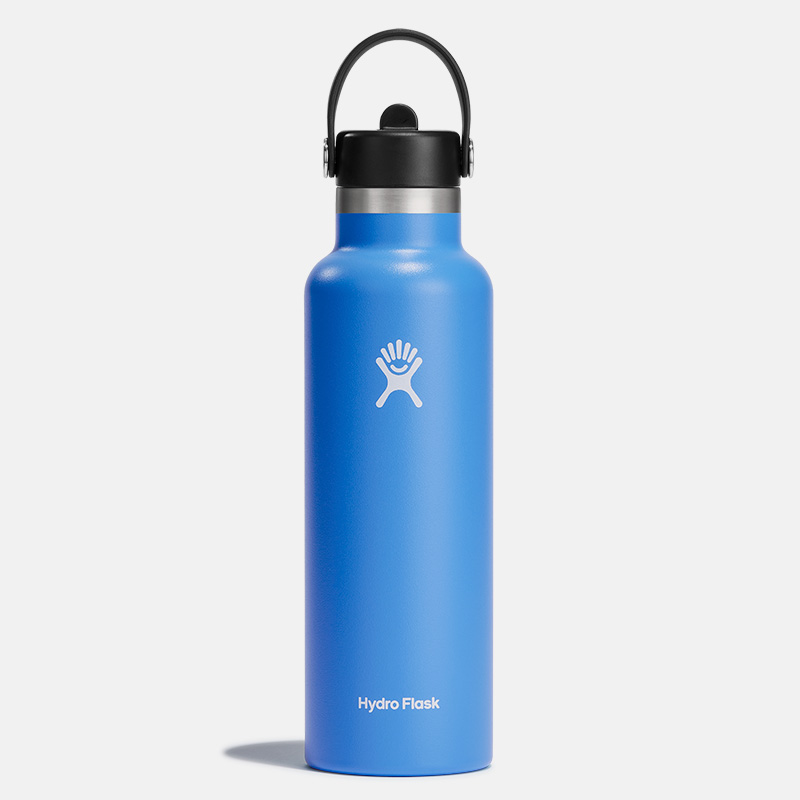 Standard Mouth with Flex Straw Cap 21 OZ בקבוק שתייה עם קש image number null